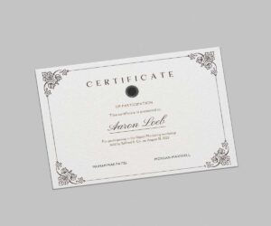 Certificates Printing In Riyadh
