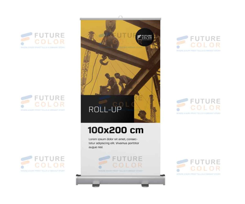 Roll Up Banner Printing in Riyadh -100x200cm